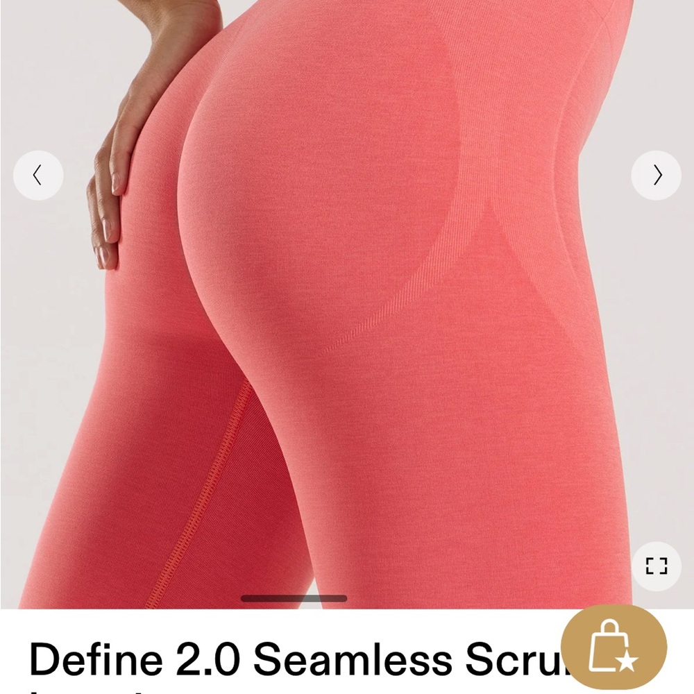 Coral Seamless Leggings